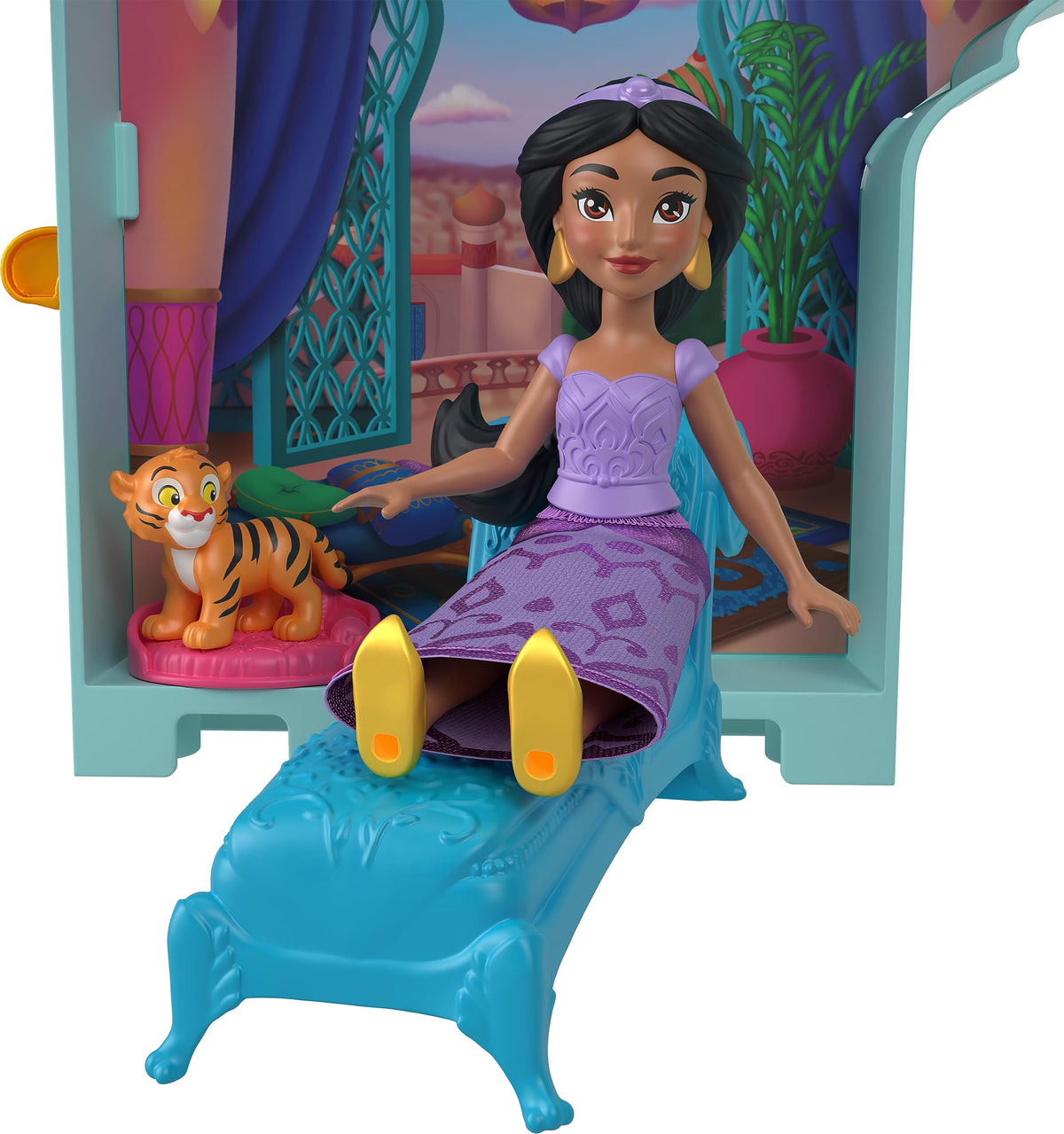 Rajah the tiger figure supports animal companionship play