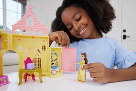 Mattel Disney Princess Storytime Stackers Belle doll in her iconic yellow dress