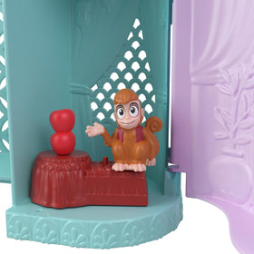 Travel handle on Jasmine's Palace for easy take-along play