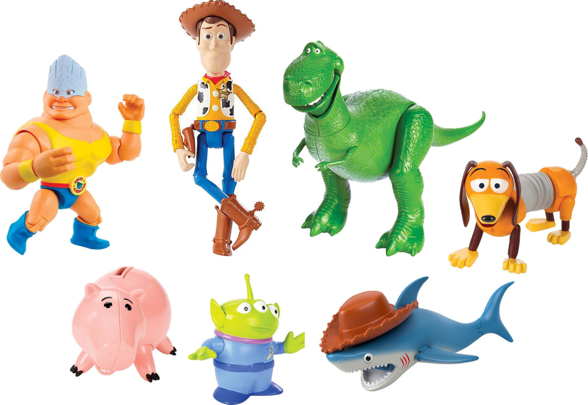 Mattel Disney100 Toy Story Alien figure sparks pretend mischief and display