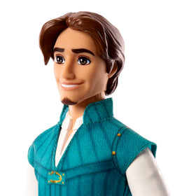 Flynn Rider doll soft shirt detail for tactile play.