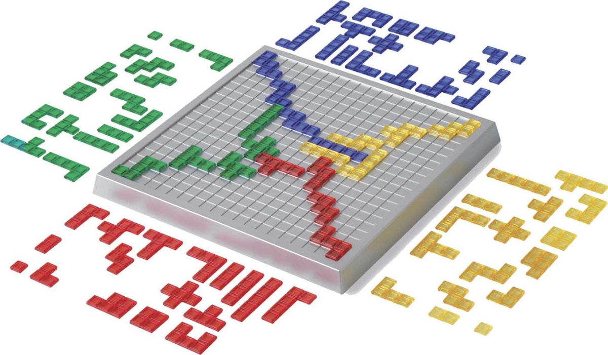 Family-friendly Blokus XL design supports 2 to 4 players with engaging challenges.