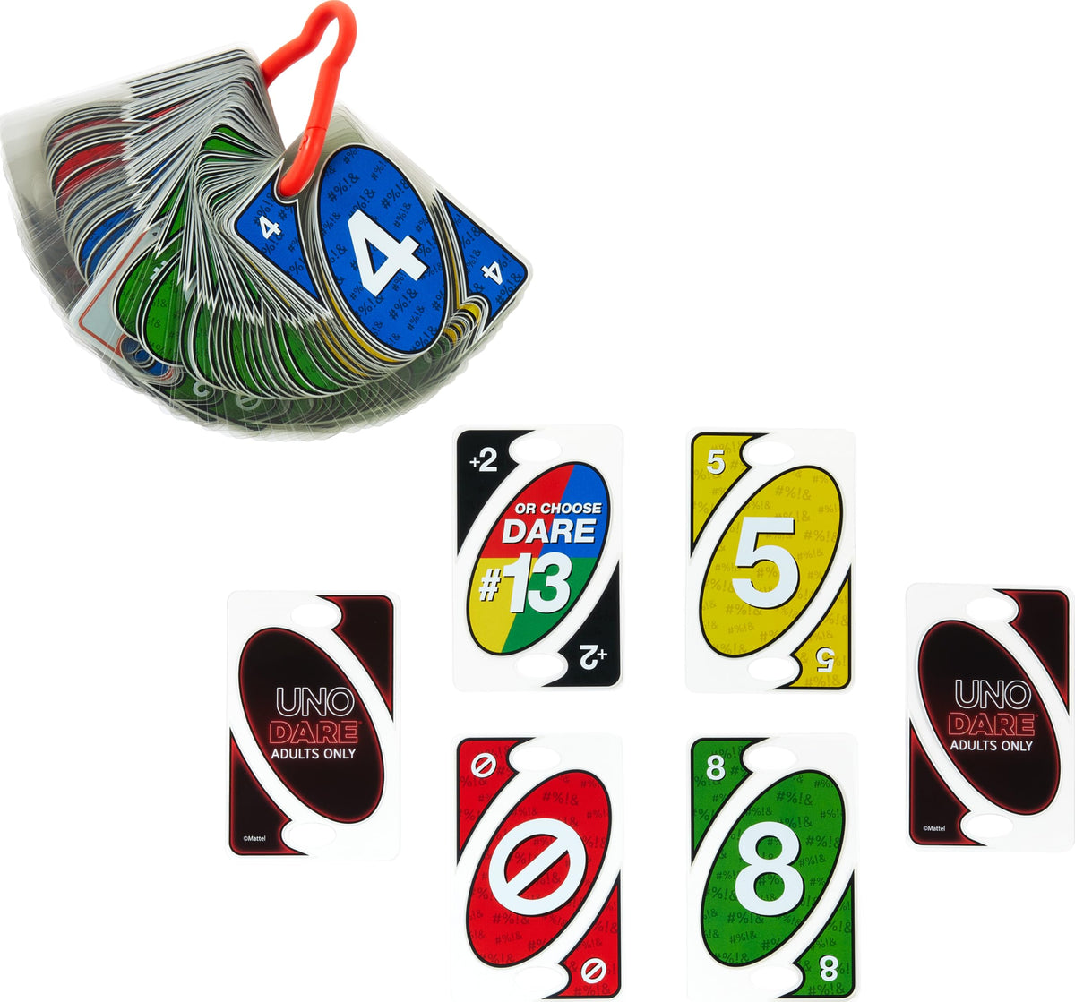 Mattel UNO Dare brings friends together for a lively party-night game.