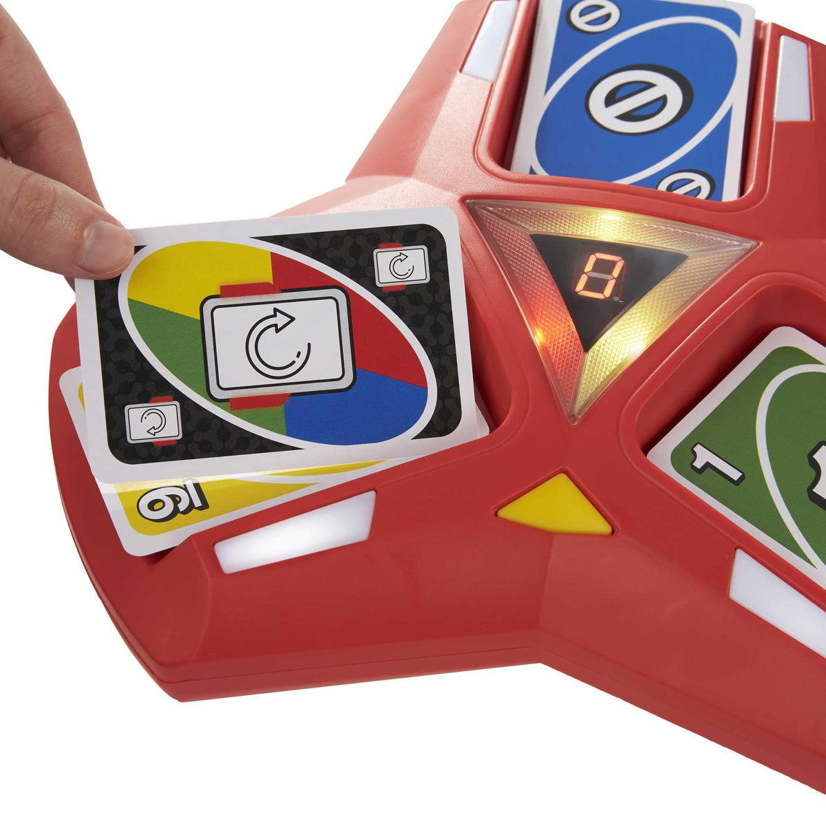 Mattel Games UNO Triple Play timer mode speeds up rounds for quick play