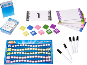 Mattel Games Wits & Wagers dry erase boards for quick scoring