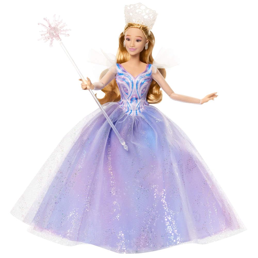 Mattel Glinda removable outfit enables mix-and-match fashion play.