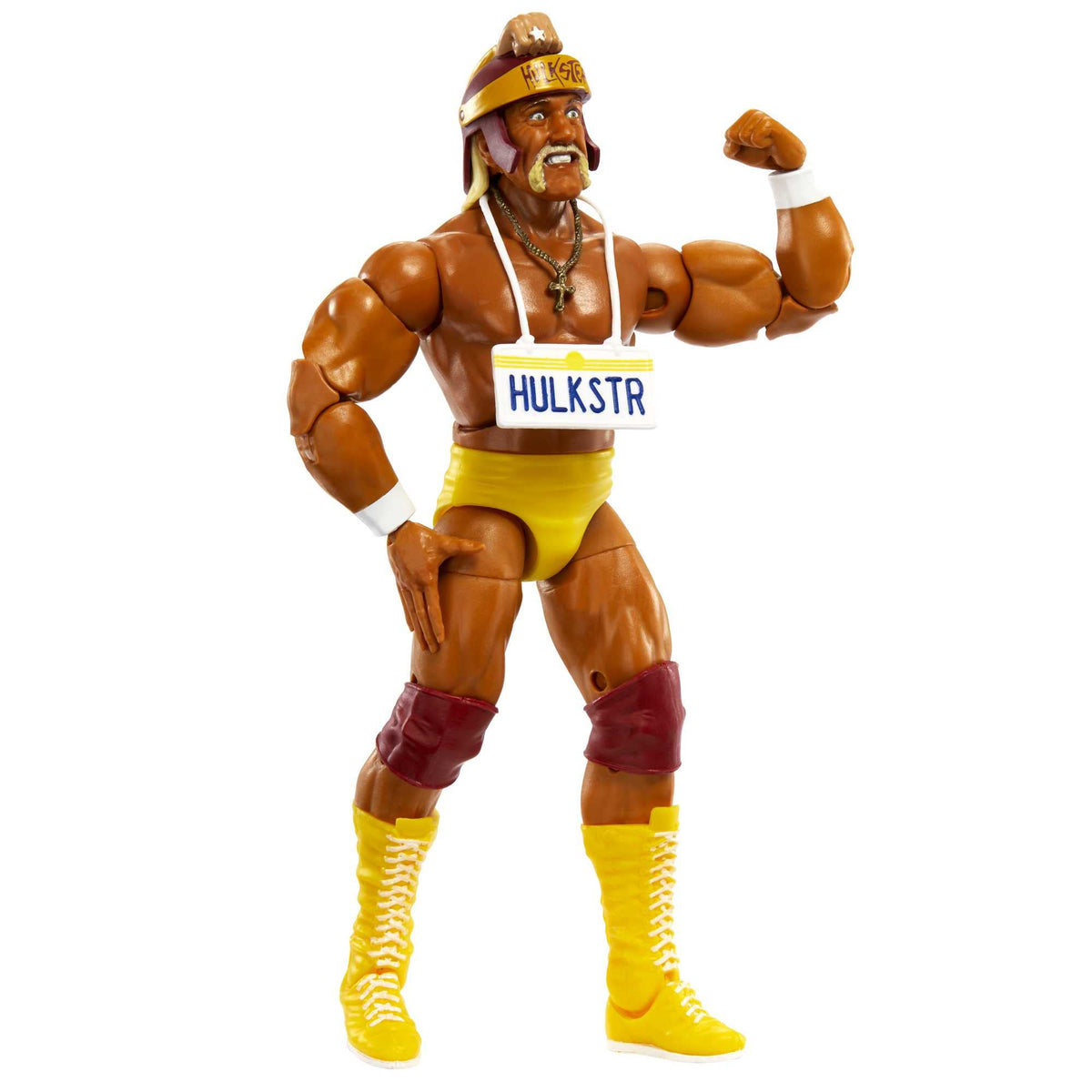 Hulk Hogan Elite articulation detail enabling dramatic action poses.