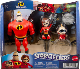 Mattel Incredibles storyteller set collectible gift pack for fans 4 plus