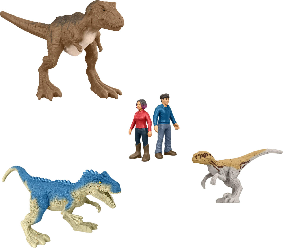 Mattel Jurassic Park MINIS Chaos Theory dinosaur close-up with authentic detailing