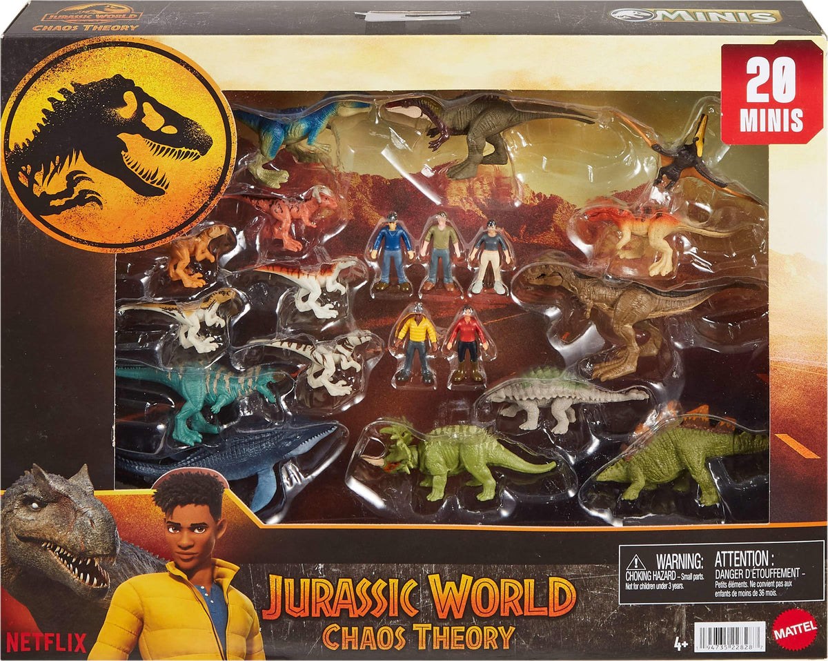 Mattel Jurassic Park MINIS Chaos Theory gift-ready set for young fans