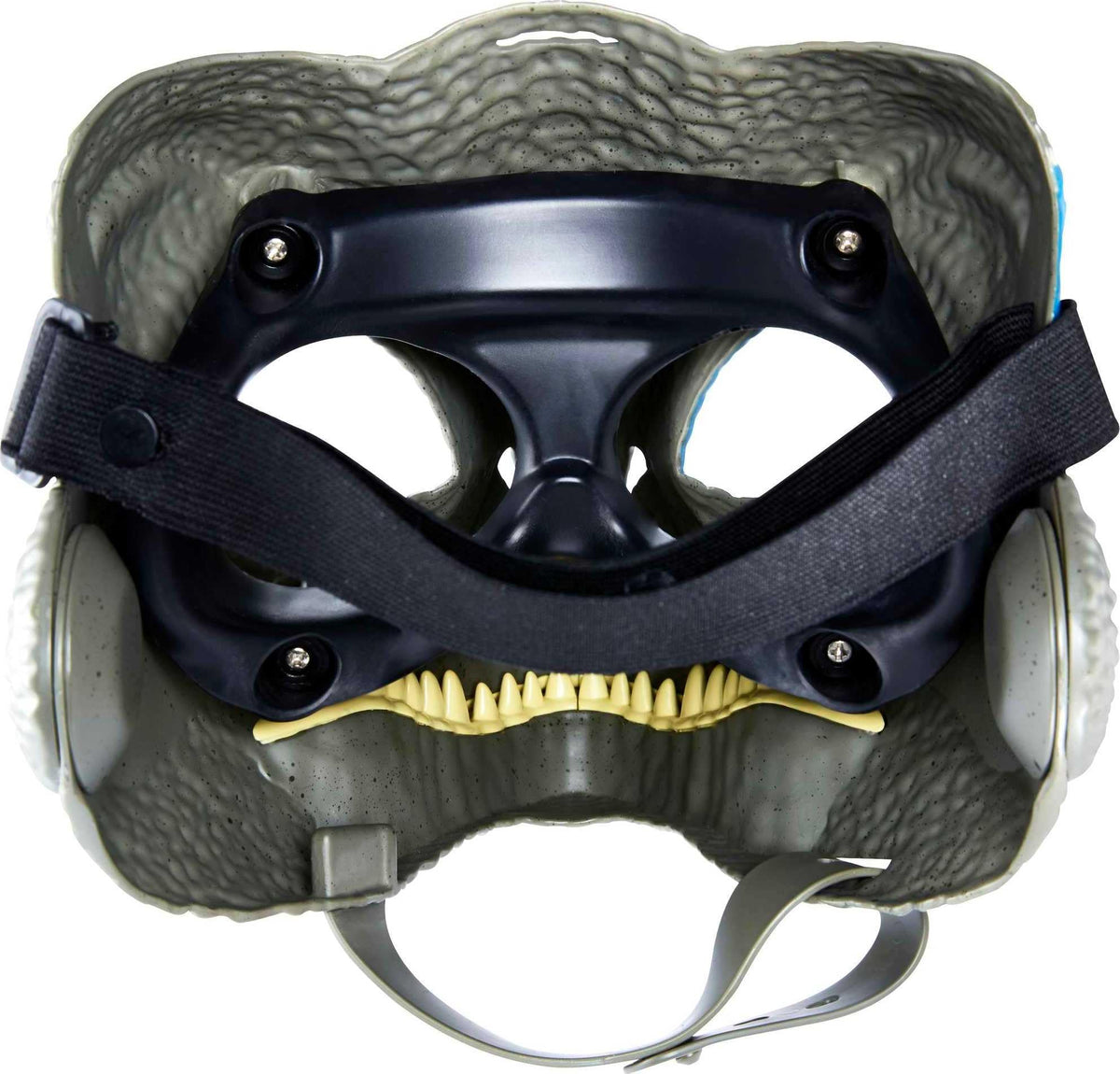 Mattel Jurassic World blue mask ideal for pretend play and family dress-up adventures.