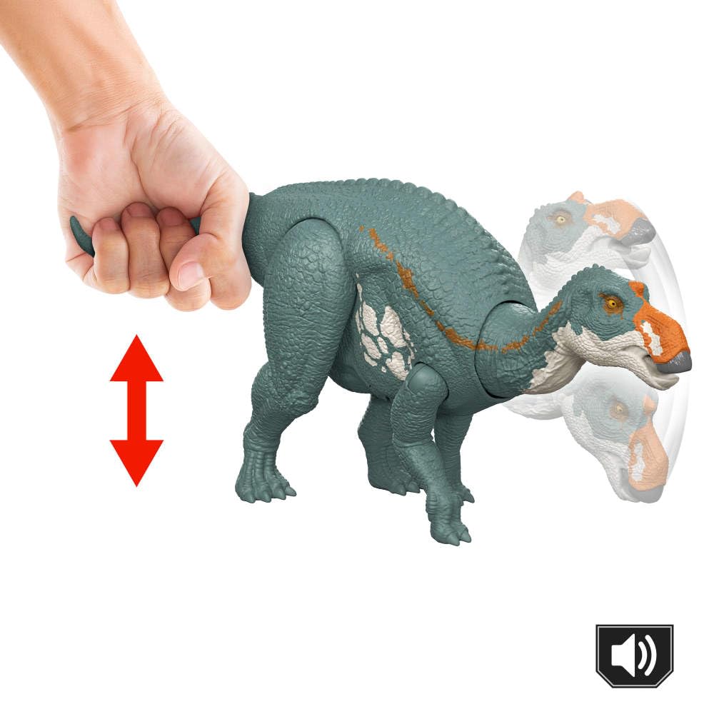 Mattel Jurassic World AR-enabled toy unlocks a digital dinosaur collection.