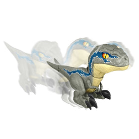 Mattel Jurassic World Beta Velociraptor neck-stroke-wobble invites re-playing antics.