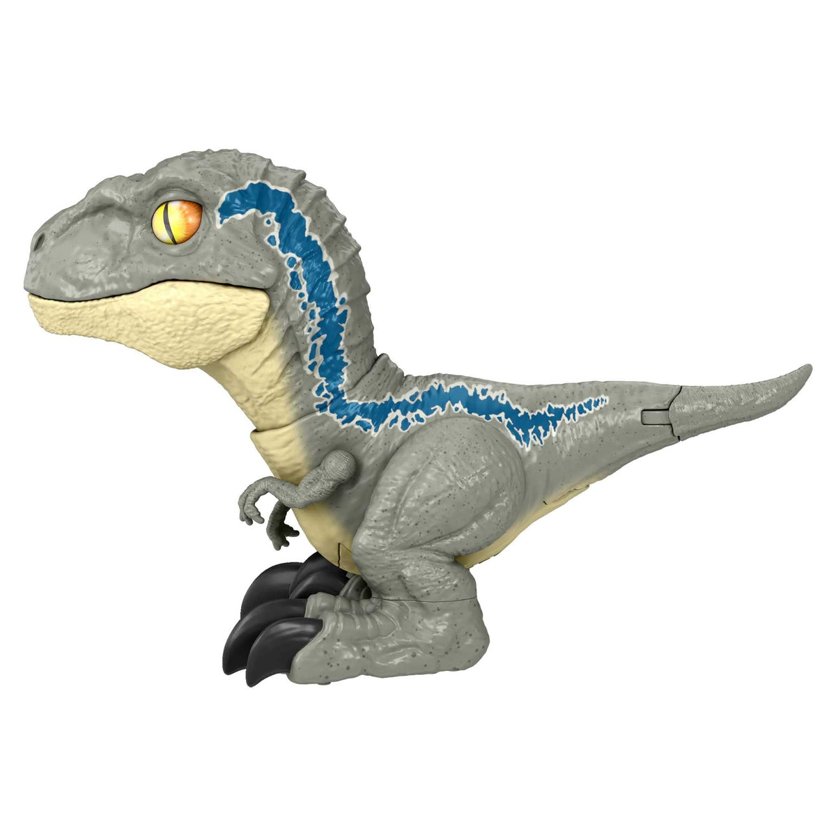 Mattel Jurassic World Beta Velociraptor roars-sounds for immersive Jurassic World play.