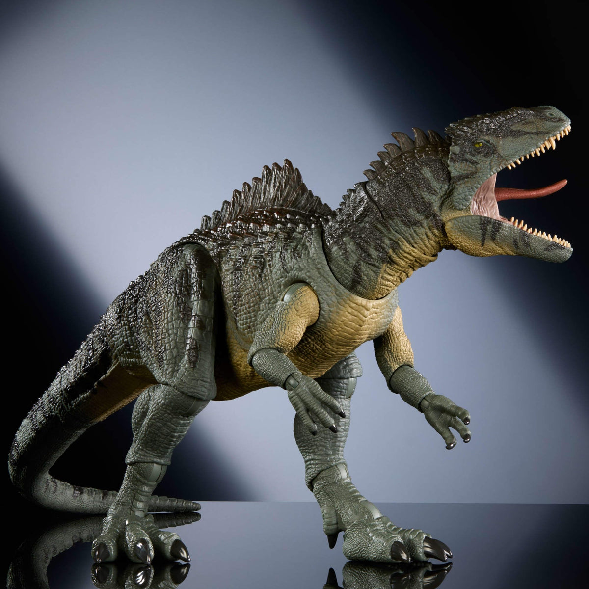 Soft posable tongue and movable jaw on Mattel Giganotosaurus