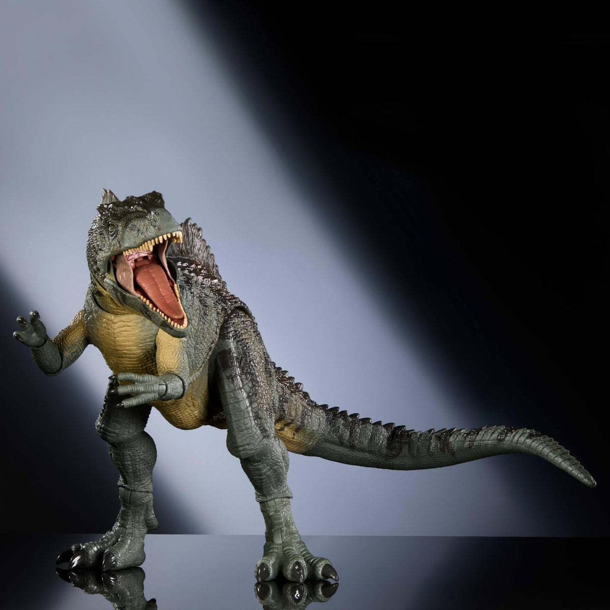 Wired tail on Mattel Giganotosaurus enables poseable action poses