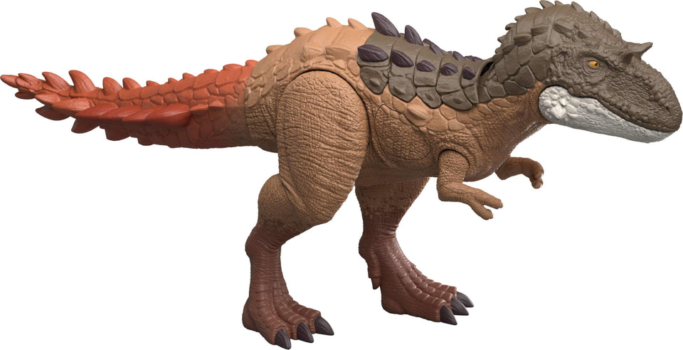 Mattel Jurassic World Gorgosaurus tail-spin action for dynamic battle play