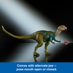 Mattel Dryosaurus from Jurassic World Hammond Collection offers 17 joints for dynamic posing.