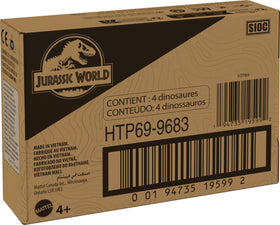 Mattel Jurassic World Hidden Hatchers compact travel-pack for on-the-go Dino adventures.
