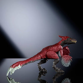Mattel Jurassic World Pyroraptor figure ready for display and photography.