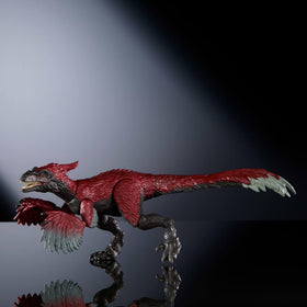 Mattel Pyroraptor wired tail for dynamic posing and action-ready displays.