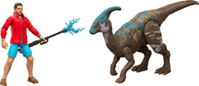 Mattel Jurassic World Rebirth AR feature scan unlocks digital content on compatible devices.