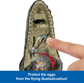 Mattel Jurassic World Rebirth micro-figures fit securely for imaginative scenes.