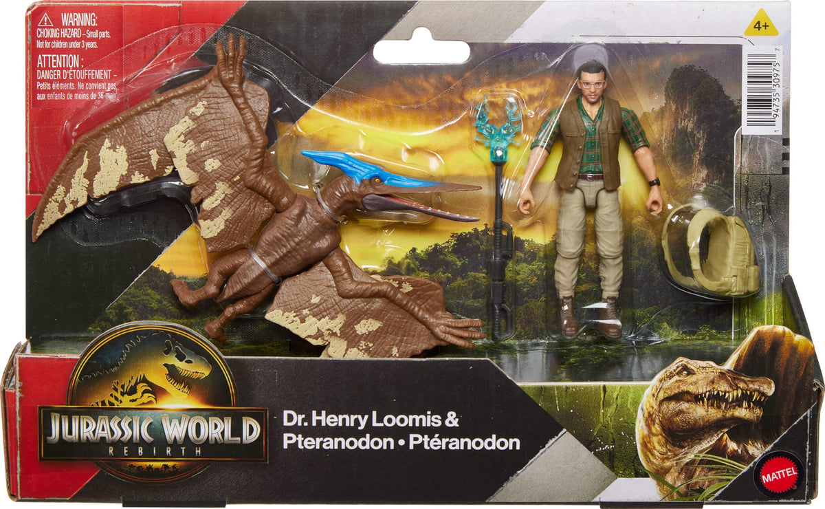 Mattel Jurassic World Rebirth movie-accurate sculpt enhances realistic display and collection.