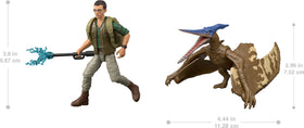 Mattel Jurassic World Rebirth Pteranodon figure ready for aerial display and storytelling.