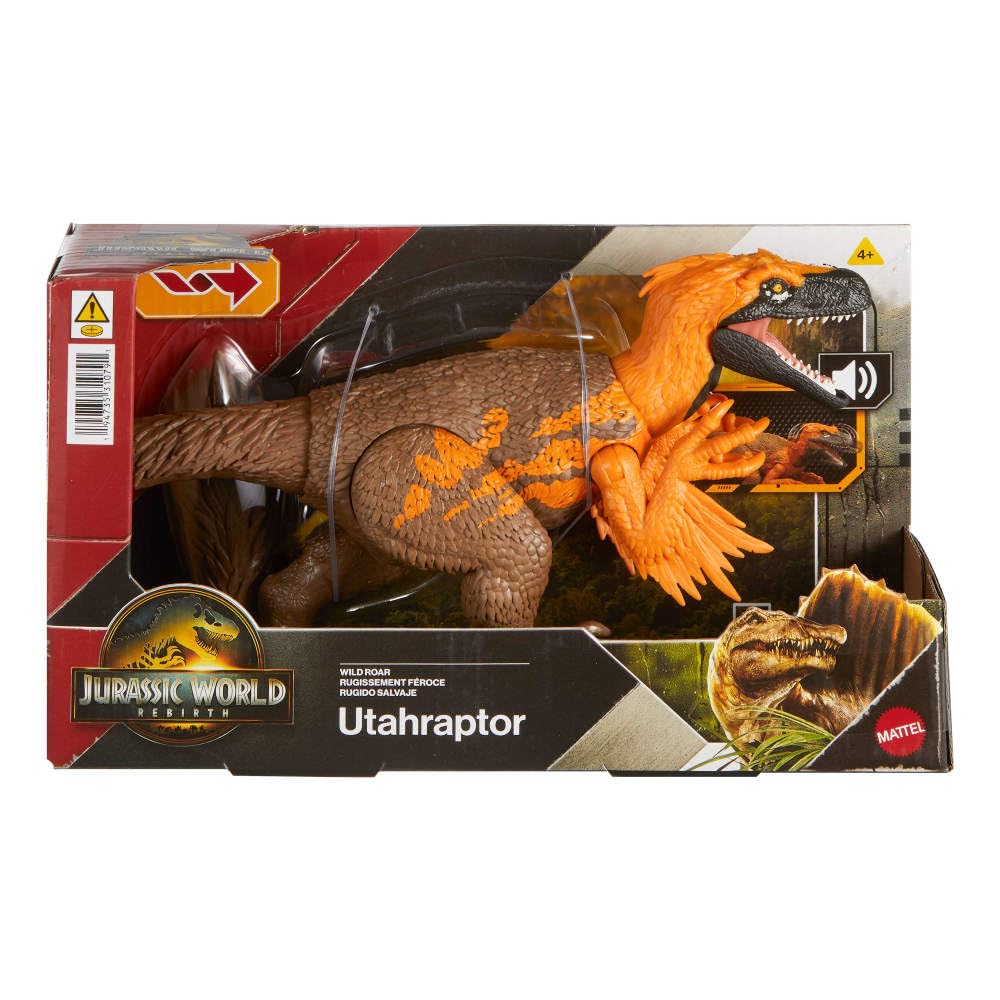 Mattel Jurassic World Utahraptor makes a great gift for dinosaur fans.
