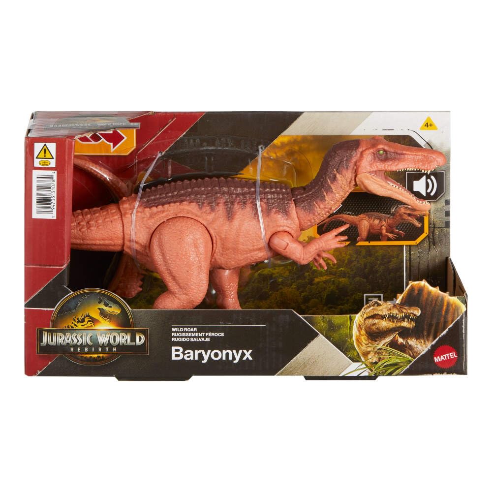 Mattel Jurassic World Rebirth Wild Roar Baryonyx a great collectible gift for dinosaur fans