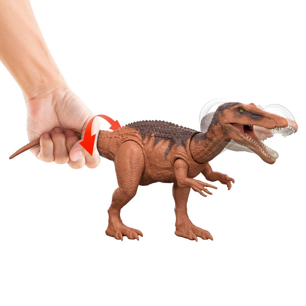 Mattel Jurassic World Rebirth Wild Roar Baryonyx roaring sound enhances playtime
