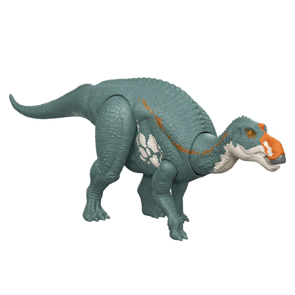 Mattel Jurassic World twelve-and-a-half-inch figure offers impressive display and play scale.