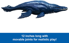 Mattel Jurassic World Wild Roar Brachauchenius 12-4-inch size for display
