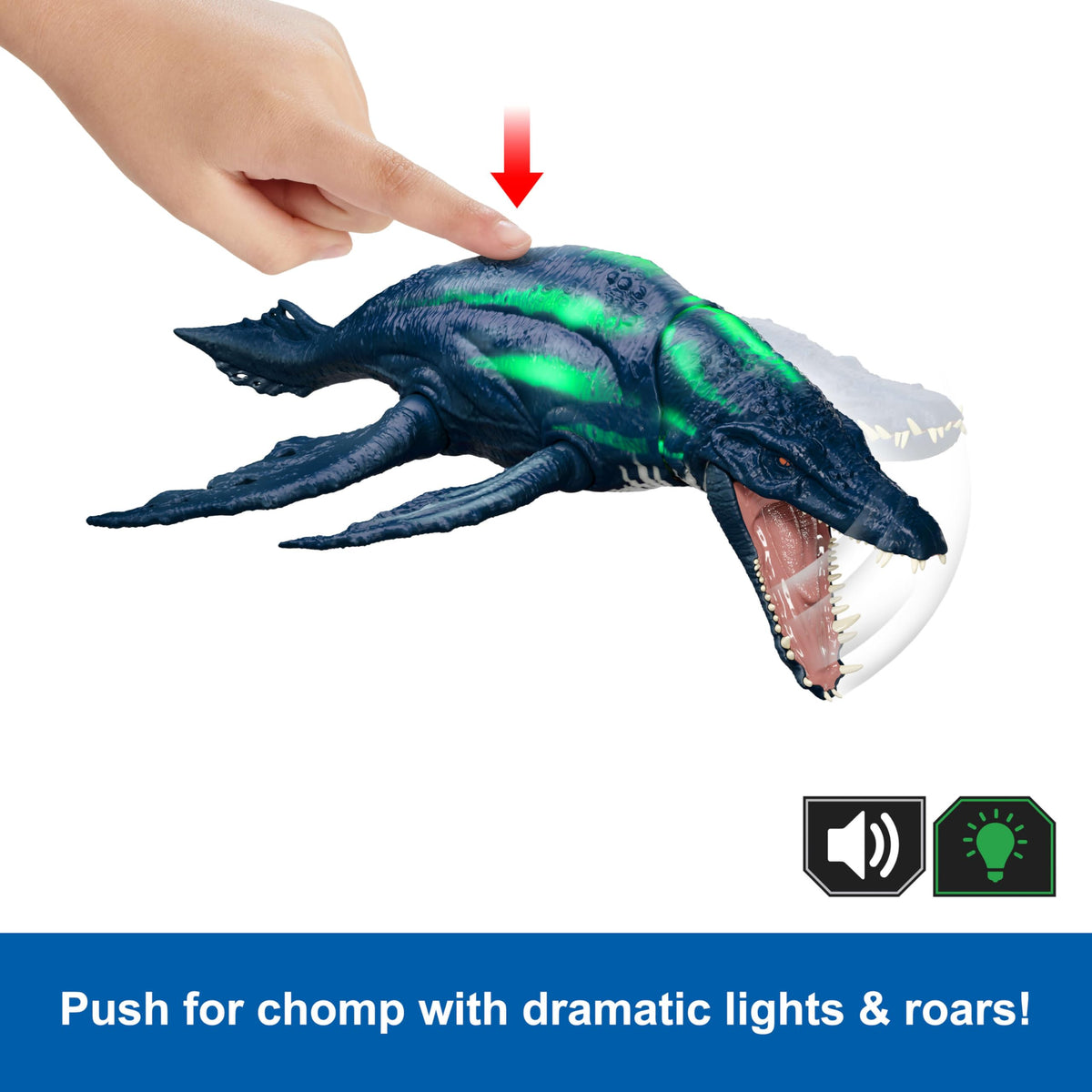 Mattel Jurassic World Wild Roar Brachauchenius movable joints for dynamic poses