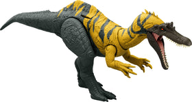 Mattel Jurassic World Wild Roar dinosaur figure ready for immersive battle play.