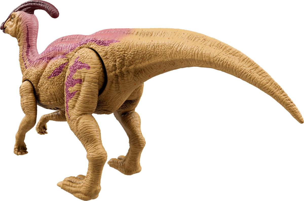Glow spine adds nighttime pretend play to the Jurassic World theme.