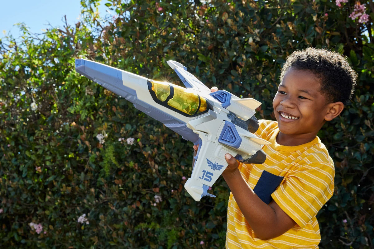 Mattel Buzz Lightyear 5-inch figure in cockpit with detachable jetpack