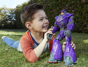 Mattel Lightyear Zurg figure with 11 movable joints for dynamic poseability.