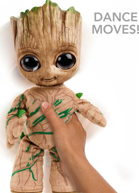 Mattel Marvel Groovin' Groot music-beat dance invites kids to move along