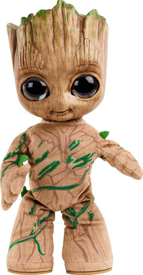 Mattel Marvel Groovin' Groot dancing figure brings movement to dynamic pretend play