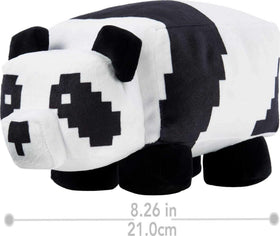 Soft textiles on Mattel Minecraft Panda Plush offer extra snuggly comfort.