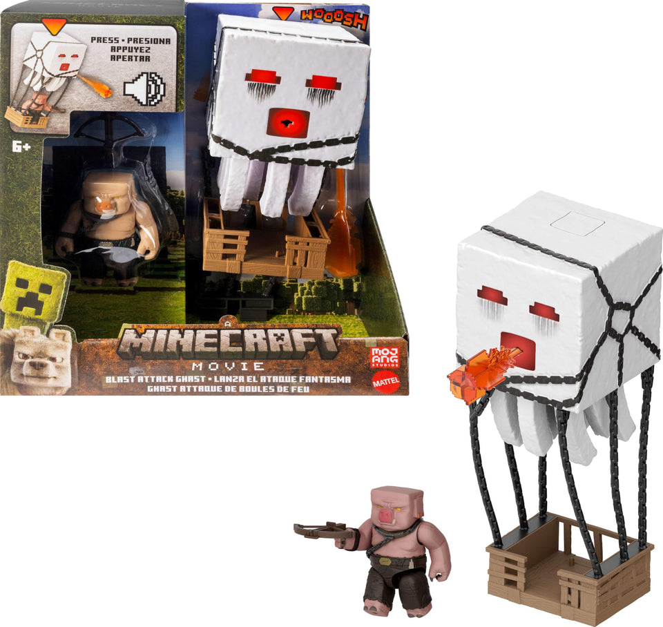 Mattel Blast Attack Ghast figure with lights and launcher enables action packed movie reenactments