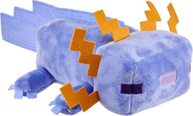 Mattel Minecraft blue axolotl plush, 8-inch size, ideal for cuddling and play.