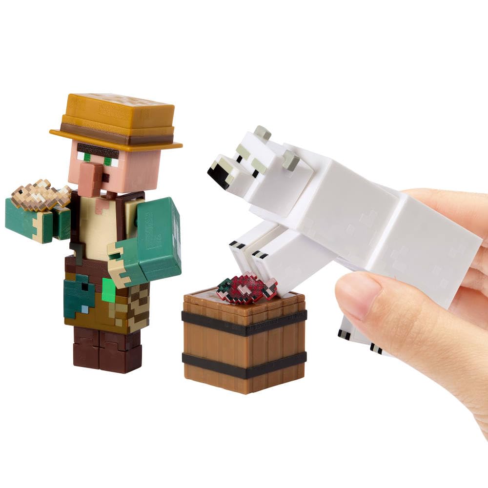 Deluxe Mattel Minecraft figure with accessory for storytelling