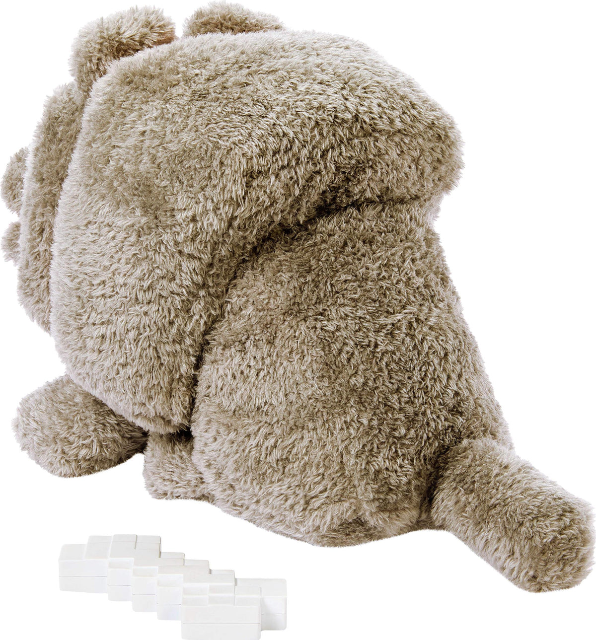 Movie-inspired Mattel Minecraft Dennis Wolf plush for Minecraft fans.