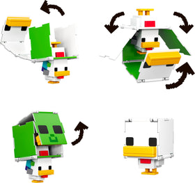 Mattel Flippin' Figs head panels flip to reveal alternate figures.