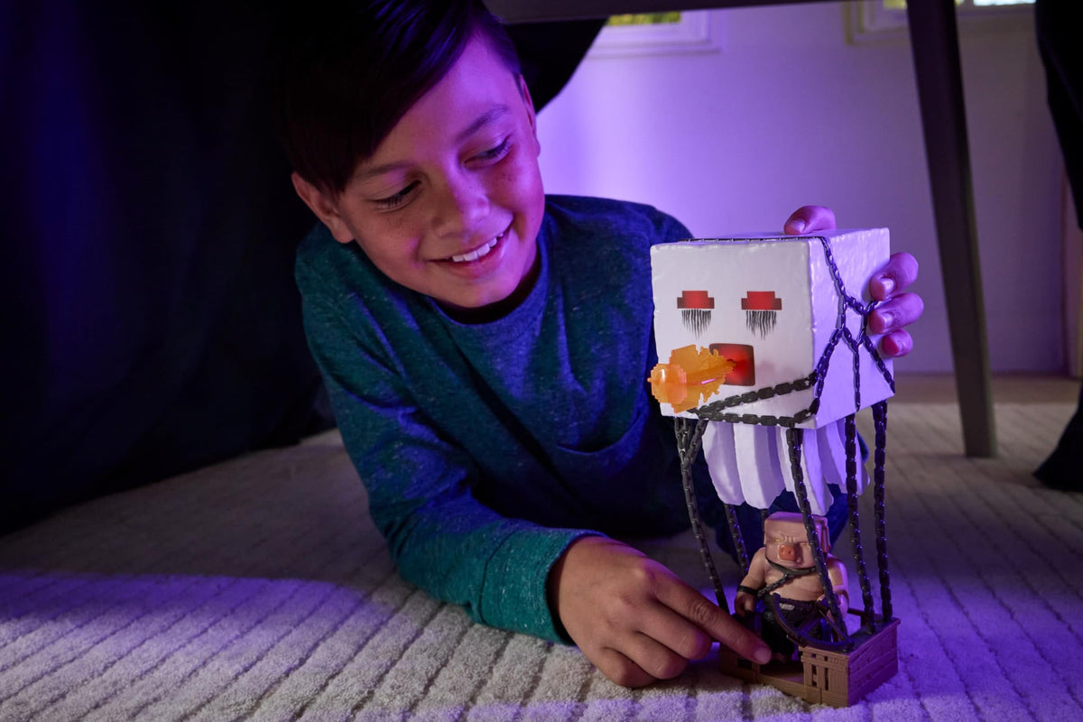 Mattel Minecraft Piglin Warrior included for authentic duo combat scenes and storytelling