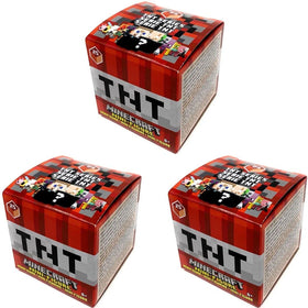 Mattel Minecraft TNT Series 25 mini figure blind-pack bundle for collection and play.