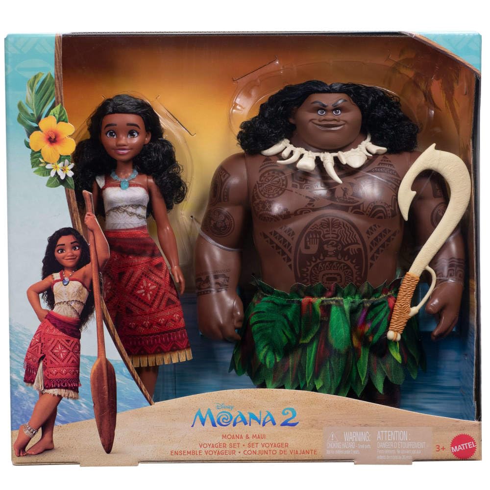 Mattel Moana 2 Voyager on an imaginative island adventure scene.